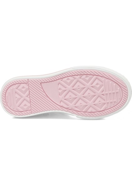 MAYA.P5FX Beyaz Kız Çocuk High Sneaker