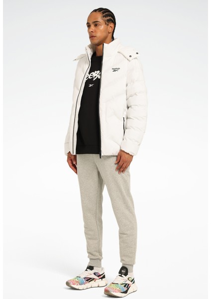 Henry Jacket Beyaz Erkek Kısa Kaban