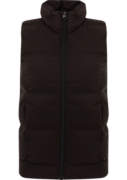 NMFMELLOW LONG PUFFER Siyah Kız Çocuk Yelek