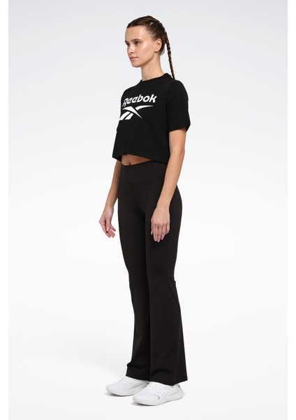 New Id Reg Crp Tee Siyah Kadın Kısa Kol T-Shirt