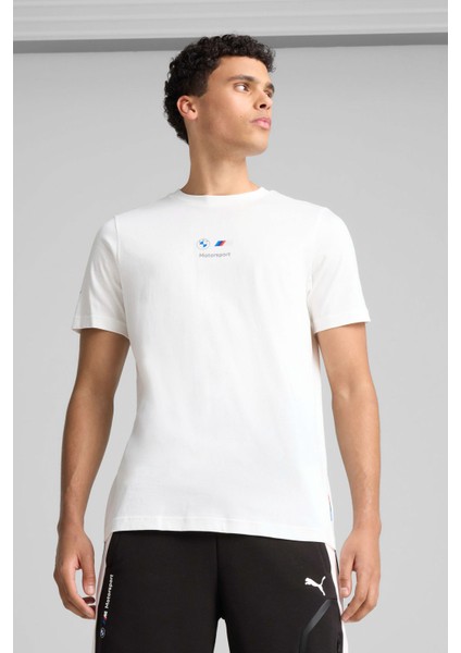 BMW MMS CAR GRAPHIC TEE 2 Beyaz Erkek Kısa Kol T-Shirt