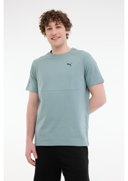 TECH Tee Yeşil Erkek Kısa Kol T-Shirt