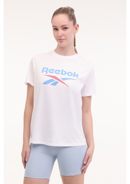 New Id Reg Tee Beyaz Kadın Kısa Kol T-Shirt