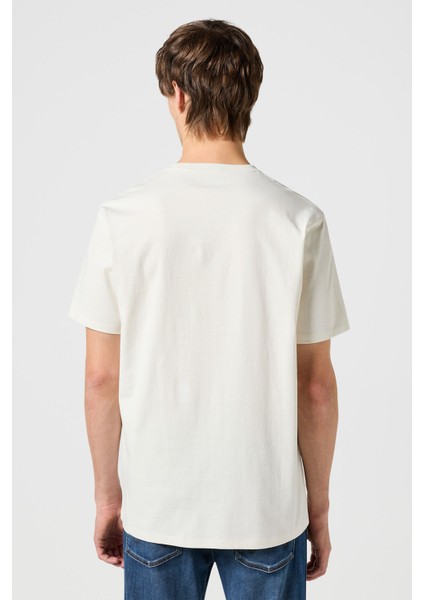 Bisiklet Yaka T-shirt Beyaz Erkek Kısa Kol T-Shirt fiyatları