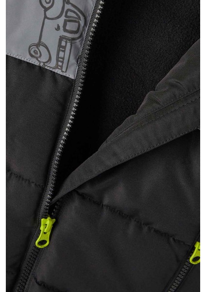 NMMMARCEL PUFFER JACKET Siyah Erkek Çocuk Mont fırsatları