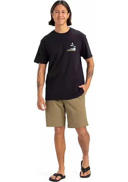 PALM LINES SS Siyah Erkek Kısa Kol T-Shirt modelleri