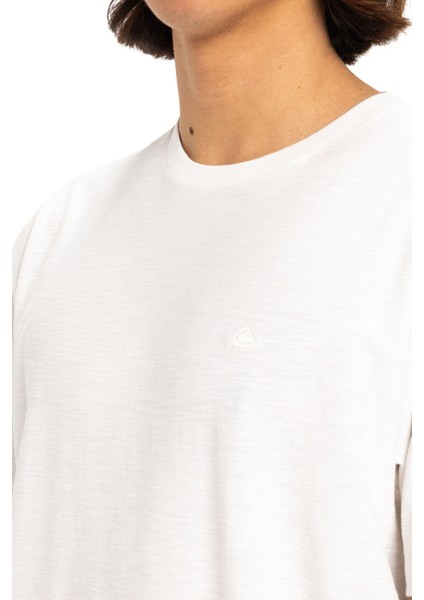 SLUB ROUNDNECK Beyaz Erkek Kısa Kol Gömlek fırsatları