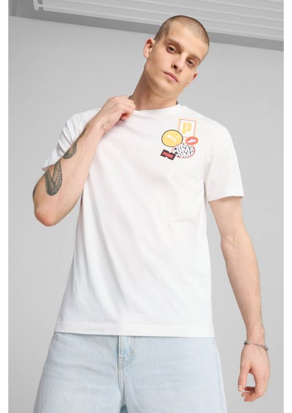GRAPHICS Icon Tee Beyaz Erkek Kısa Kol T-Shirt