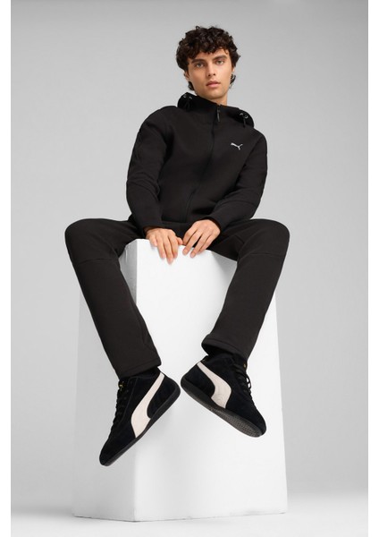 EVOSTRIPE Full-Zip Hoodie Siyah Erkek Sweatshirt modelleri