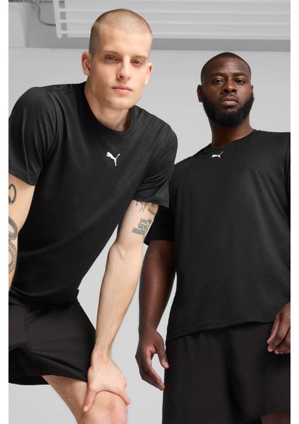 M TAD ESSENTIALS HEATHER Siyah Erkek Kısa Kol T-Shirt fırsatları