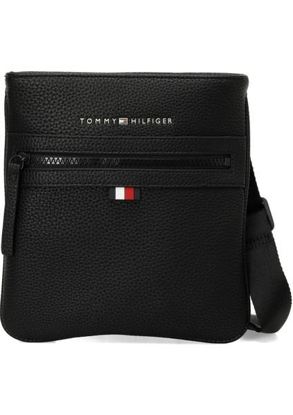 ESSENTIAL PU MINI CROSSOV Siyah Erkek El Çantası