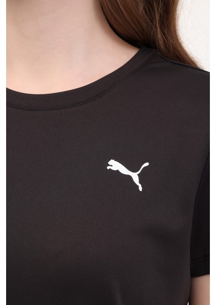 W TAD ESSENTIAL CREW TEE Siyah Kadın Kısa Kol T-Shirt fırsatları