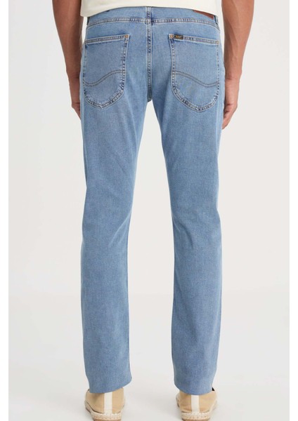 Luke Slim Fit Dar Kesim Mavi Erkek Jean Pantolon fiyatları