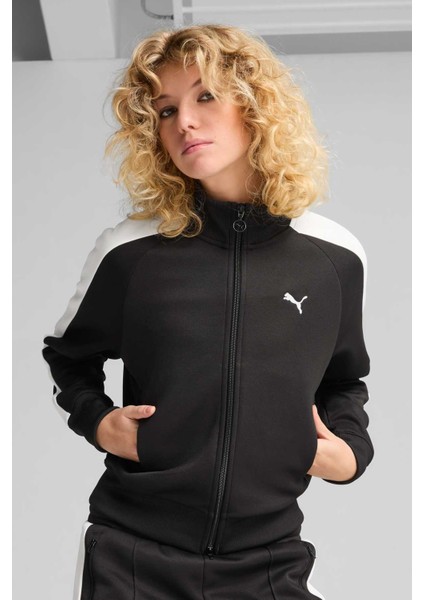 T7 ALWAYS ON Track Jacket Siyah Kadın Sweatshirt