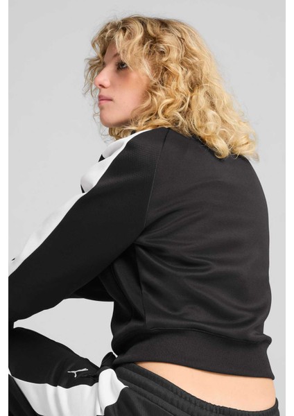 T7 ALWAYS ON Track Jacket Siyah Kadın Sweatshirt fırsatları