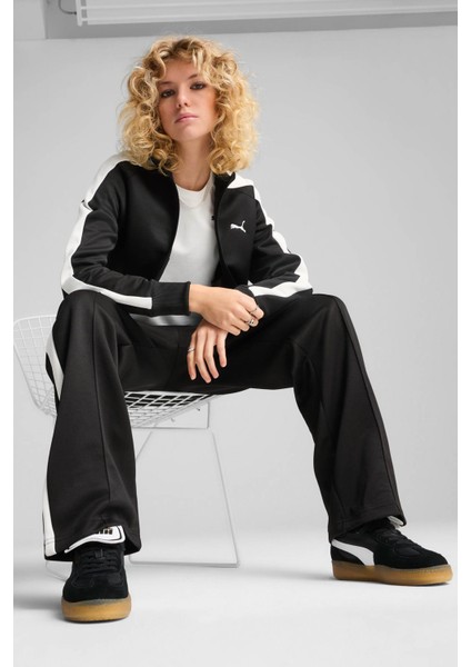 T7 ALWAYS ON Track Jacket Siyah Kadın Sweatshirt indirimleri