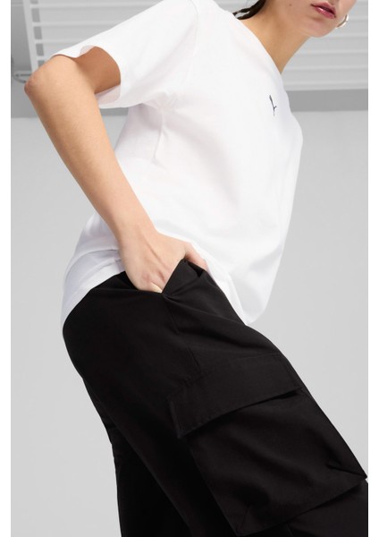 ESS No. 1 Logo Woven Carg Siyah Kadın Eşofman Altı fırsatları