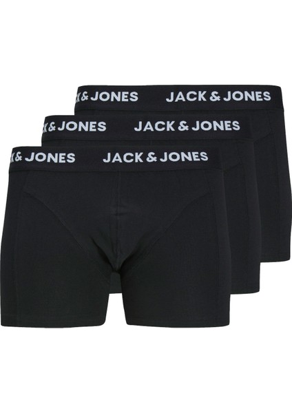 JACK&JAONES Jacanthony Erkek Siyah 3 lü Paket Boxer