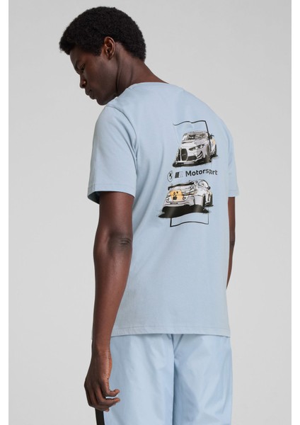 BMW MMS CAR GRAPHIC TEE 2 Mavi Erkek Kısa Kol T-Shirt modelleri