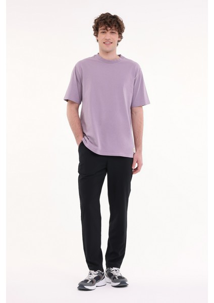 MB C NECK 11BS38 5FX Mor Erkek Kısa Kol T-Shirt modelleri