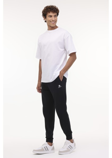 GO-TO EMBROIDERE Siyah Erkek Eşofman Altı fırsatları