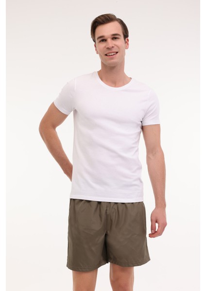 ML CARLO 19SN337 5FX Haki Erkek Deniz Şortu modelleri