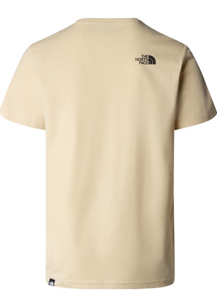 M S/S SIMPLE DOME TEE Bej Erkek Kısa Kol T-Shirt modelleri