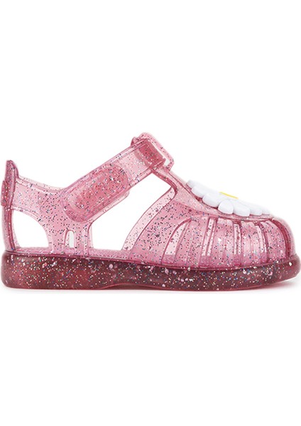 TOBBY GLOSS FLOR Fuşya Unisex Çocuk Düz Sandalet