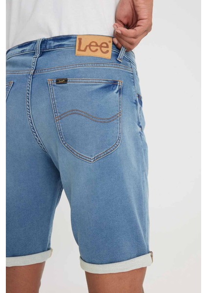 5 Cep Jean Şort Mavi Erkek Şort indirimleri