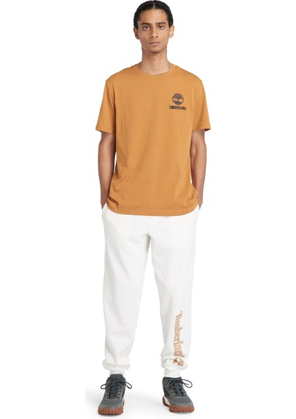 Short Sleeve Back Logo Gr Kahverengi Erkek Kısa Kol T-Shirt fırsatları