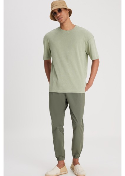 Jogger Non Denim Pantolon Haki Erkek Pantolon modelleri