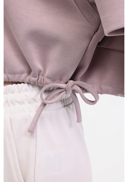 Wl Lın 11QFYY433-084 5fx Vizon Kadın Kısa Kol T-Shirt