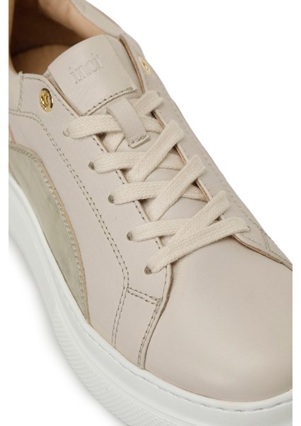 INCI PLONGE 5FX Bej Kadın Sneaker