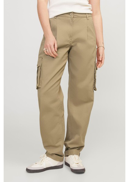 Jjxx Jxmaddy Kadın Bej Pantolon 12253012-INCENSE