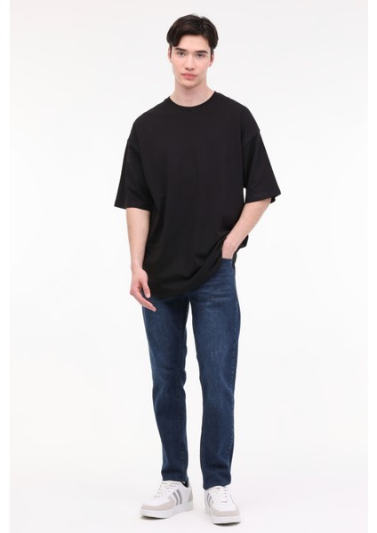 JORGRAND OVERSIZE TEE SS Siyah Erkek Kısa Kol T-Shirt fırsatları