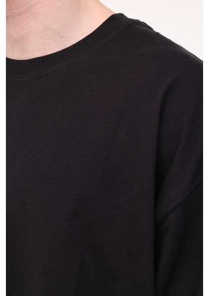 JORGRAND OVERSIZE TEE SS Siyah Erkek Kısa Kol T-Shirt indirimleri