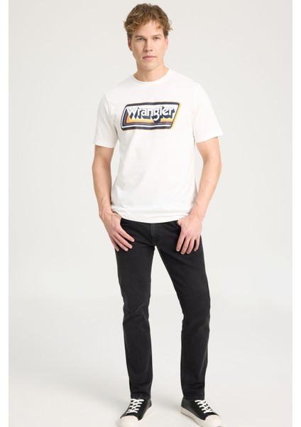 Bisiklet Yaka T-shirt Beyaz Erkek Kısa Kol T-Shirt modelleri