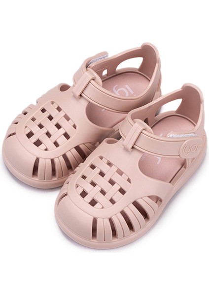 TOBBY SOLID Pembe Unisex Çocuk Düz Sandalet modelleri