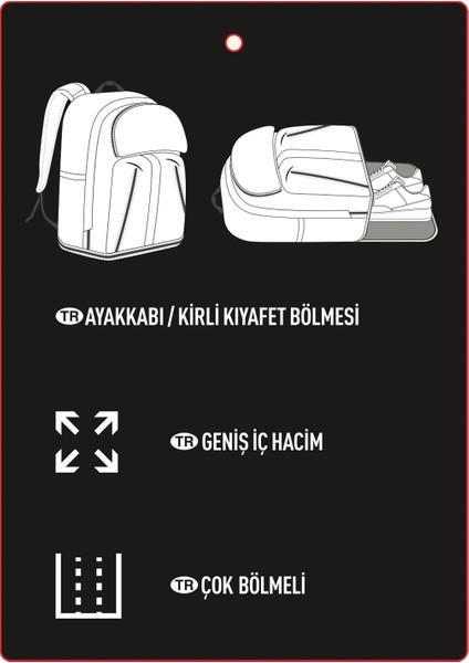 ML PERFO BPCK 5FX Siyah Unisex Sırt Çantası indirimleri