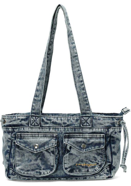 Dnm Ckgz Omz 5fx Mavi Kadın Omuz Çantası