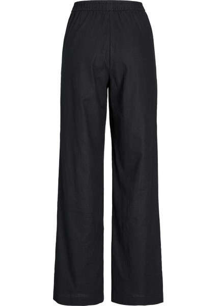 JJXX Jxpoppy Lınen Hw Pant Pnt Siyah Kadın Pantolon modelleri