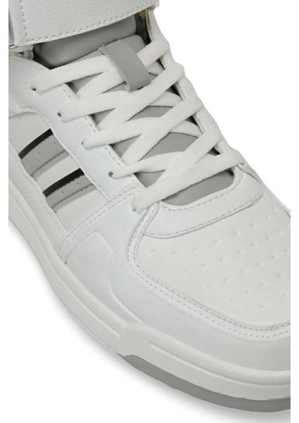 WILMO PU HI 5FX Beyaz Unisex High Sneaker