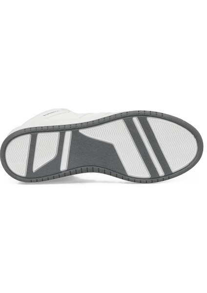 Kort Pu Hı Beyaz-Gri Erkek Spor Ayakkabı