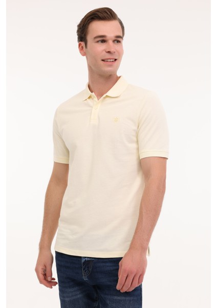 MB CT953 POLO T-SH 5FX Sarı Erkek Kısa Kol T-Shirt