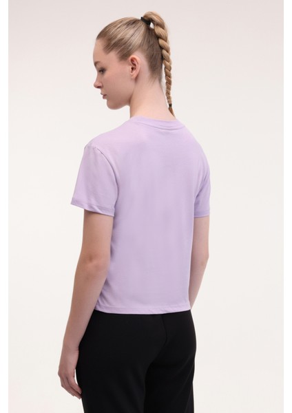 WL ANNA 11 5FX Mor Kadın Kısa Kol T-Shirt modelleri