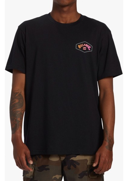 EXIT ARCH TEES Siyah Erkek Kısa Kol T-Shirt