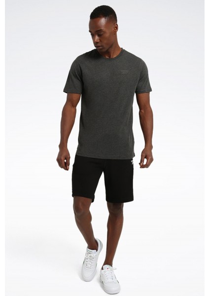 RI Left Chest Logo Gri Erkek Kısa Kol T-Shirt fırsatları