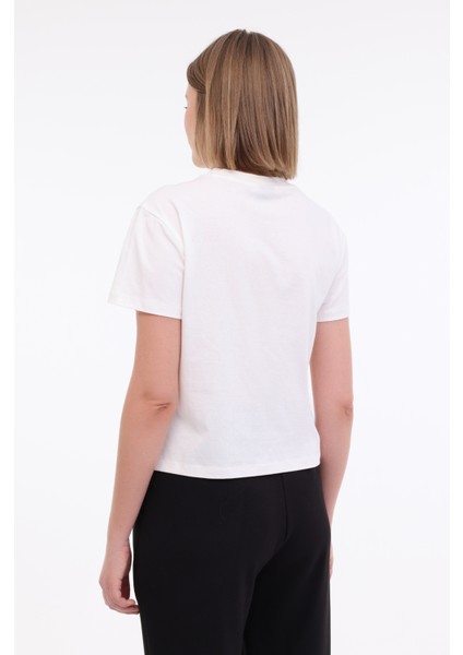 WL ANNA 11 5FX Ekru Kadın Kısa Kol T-Shirt fiyatları