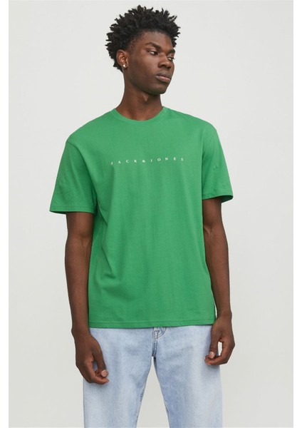 JJESTAR JJ TEE SS NOOS Yeşil Erkek Kısa Kol T-Shirt