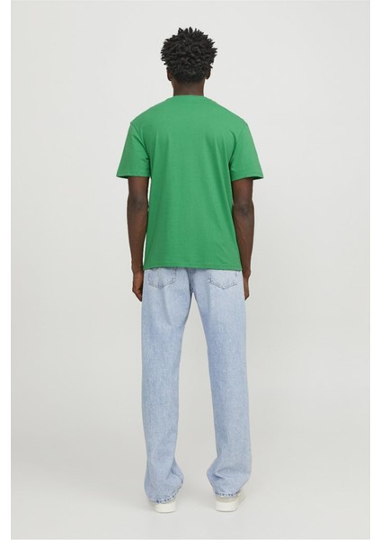 JJESTAR JJ TEE SS NOOS Yeşil Erkek Kısa Kol T-Shirt modelleri